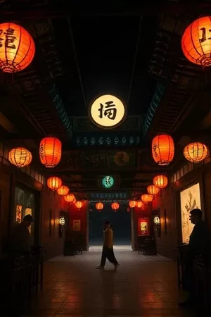 《双城来信》竖版海报,两地窗台上摊开的信纸与邮票