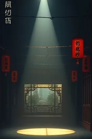 《无名指环》竖版海报,古宅窗棂前的一枚素圈指环