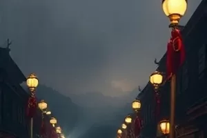 《铁轨与蝉》横版海报,盛夏铁轨两侧的树影与蝉鸣氛围